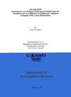 CAT and SCAT : development of a practical technique to predict clear-air turbulence will be a milestone in supersonic transport conquest of the lower stratosphere