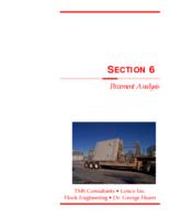 Non-divisional load study. Section 6. Pavement Analysis