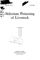 Selenium poisoning of livestock