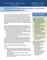 Supporting great schools and districts for all students : overview of Colorado's accountability system
