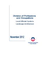 Local officials' guide to landscape architecture