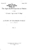 A study of Colorado wheat