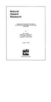 Toward an evaluation of policy alternatives governing hazard-zone land uses