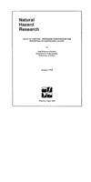 Locus of control, repression-sensitization and perception of earthquake hazard