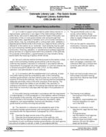 Regional library authorities-CRS 24-90-110.7