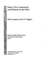 Water, the community, and markets in the West