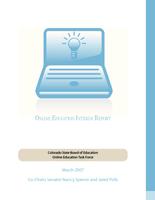 Online education interim report
