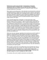 Performance levels versus growth : a comparison of Colorado assessment data for students who are deaf and hard of hearing