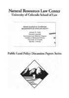 Issues raised by economic definitions of sustainability