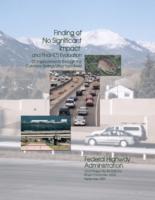 Finding of no significant impact and final 4(f) evaluation, I-25 improvements through the Colorado Springs urbanized area