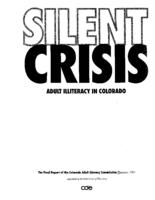 Silent crisis : illiteracy in Colorado
