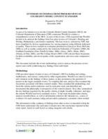 Synthesis of findings from prior reviews of Colorado's model content standards