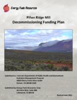 Piñon Ridge Mill decommissioning funding plan