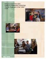 Response to intervention, RtI, family & community partnering : on the team and at the table : toolkit