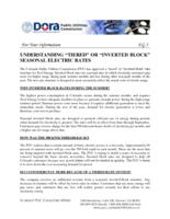 Understanding "tiered" or "inverted block" seasonal electric rates