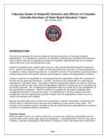 Nonprofit board member course