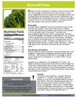 Broccoli facts