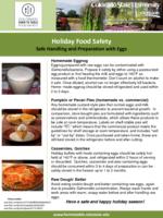 Holiday food safety : safe handling and preparation with eggs
