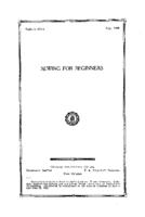 Sewing for beginners