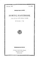 Sewing handbook for use in extension work