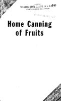 Home canning of fruits