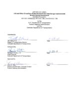 I-25 and Dillon Drive/Eden-Platteville Boulevard Interchange improvements environmental assessment