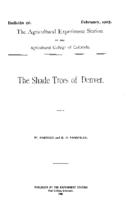 The shade trees of Denver