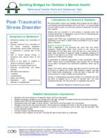 Post-traumatic stress disorder