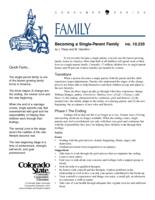 Becoming a single-parent family