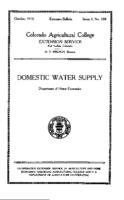 Domestic water supply