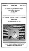 Hatching and rearing of chicks