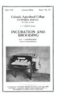 Incubation and brooding