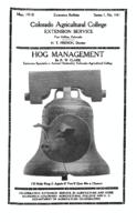 Hog management