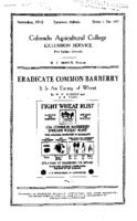 Eradicate common barberry : it is an enemy of wheat