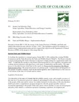 Parks and Wildlife merger implementation report