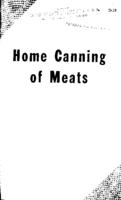 Home canning of meats