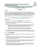 Air toxics standard for miscellaneous surface coating operations at area sources, final rule : fact sheet