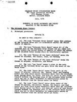 Synopsis of major documents and events relating to the Colorado River