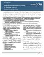 Programa alianza de la escuela al trabajo, SWAP