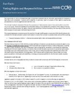 Voting rights and responsibilities