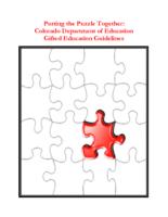 Putting the puzzle together: Colorado Department of Education gifted education guidelines