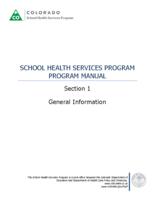 School Health Services Program manual