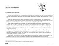 Transition basics