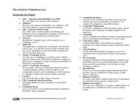 Transition terminology