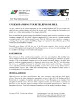 Understanding your telephone bill