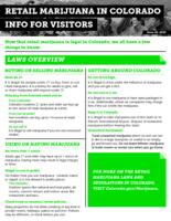 Retail marijuana in Colorado, info for visitors
