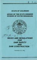 Rules and regulations for dam safety and dam construction