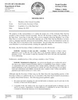 Legislative use of the State seal