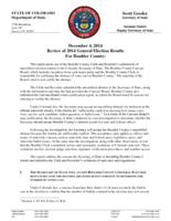 Review of 2014 general election results for Boulder county