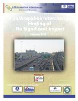 I-25/Arapahoe interchange finding of no significant impact
